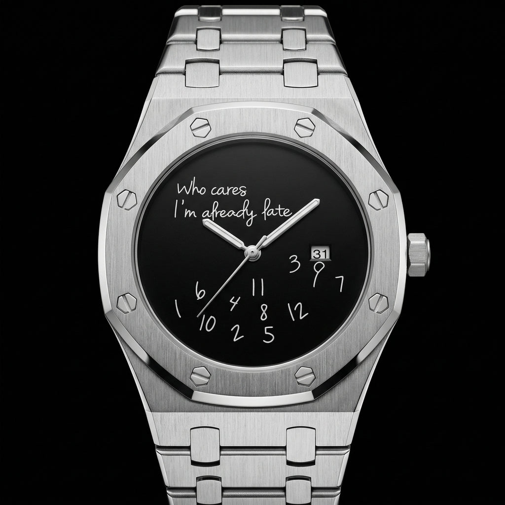 ÉDITION - The Late One - Argent/Noir