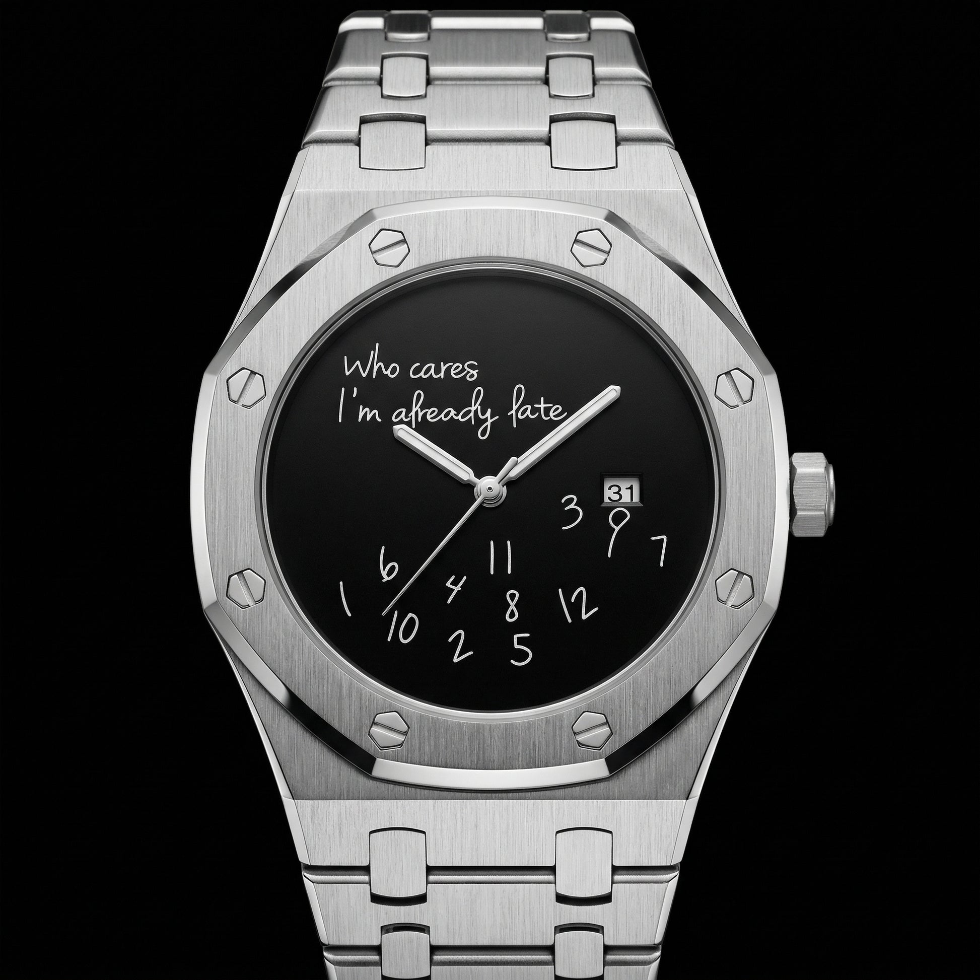 ÉDITION - The Late One - Argent/Noir